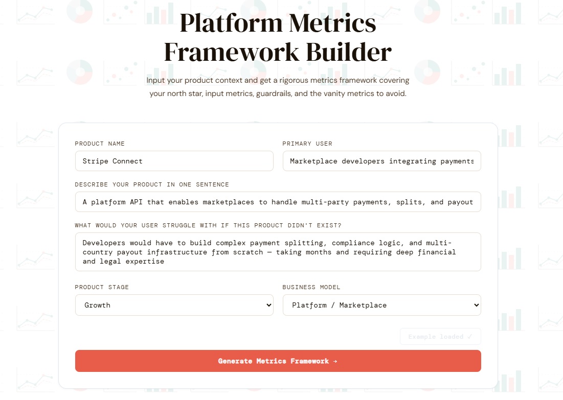 Metrics Framework Builder — click to open tool